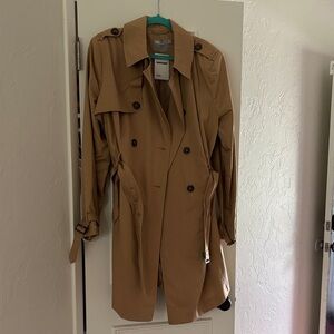 ASOS Curve Tan Trench Coat